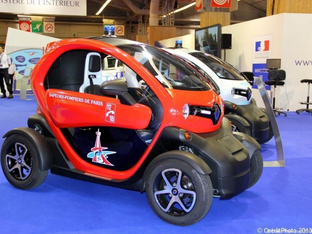 Mondial de l’Automobile 2012, Twizy Renault – Pompier