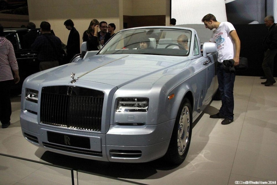 Rolls Royce Drophead Coupe Series II bleu